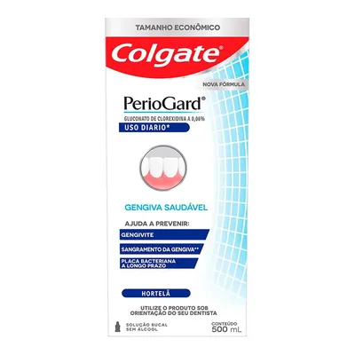 Enxaguante Bucal Periogard Uso Diário Colgate Com 500Ml